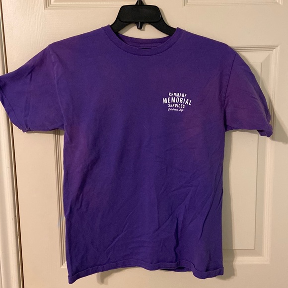 Shirts Kenmare Memorial Services Purple Medium Short Sleeve Poshmark
